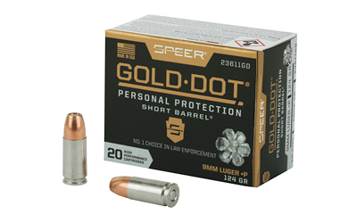 Speer • 9mm Luger +P • 124gr
